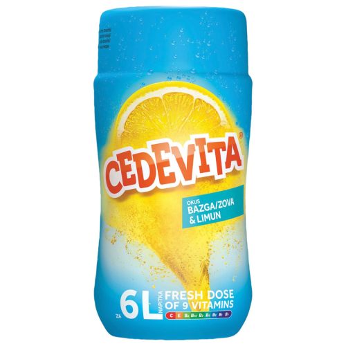 Cedevita instant vitamin por - Bodza citrom íz - 455 g 