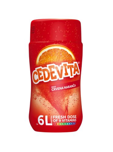Cedevita instant vitamin por - Vérnarancs íz - 455 g 