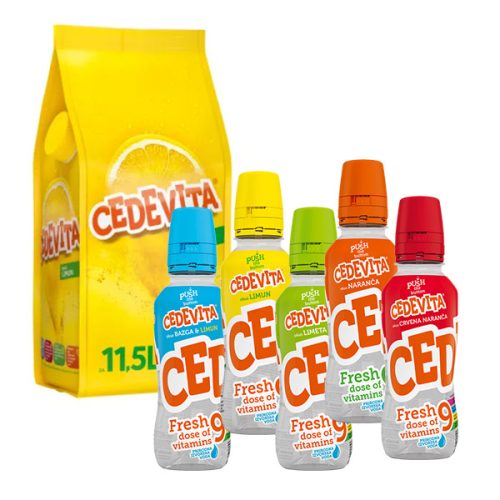 900 gramm citrom + 2 db Cedevita fresh